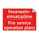 Feuerwehr- einsatzpläne - Fire service operation plans