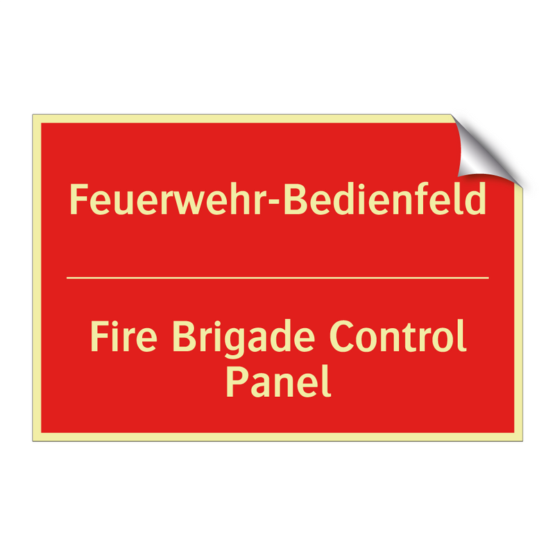 Feuerwehr-Bedienfeld - Fire Brigade Control Panel