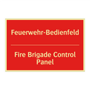 Feuerwehr-Bedienfeld - Fire Brigade Control Panel