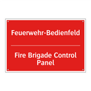 Feuerwehr-Bedienfeld - Fire Brigade Control Panel