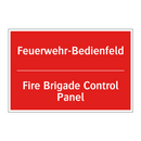 Feuerwehr-Bedienfeld - Fire Brigade Control Panel