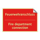 Feuerwehranschluss - Fire department connection