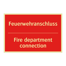 Feuerwehranschluss - Fire department connection