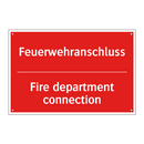 Feuerwehranschluss - Fire department connection