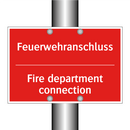 Feuerwehranschluss - Fire department connection