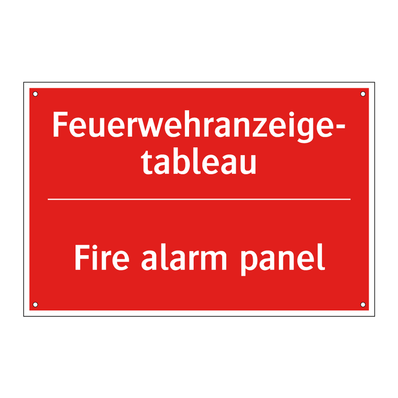 Feuerwehranzeige- tableau - Fire alarm panel