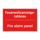 Feuerwehranzeige- tableau - Fire alarm panel