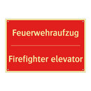 Feuerwehraufzug - Firefighter elevator