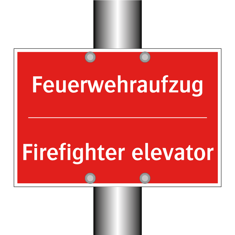 Feuerwehraufzug - Firefighter elevator