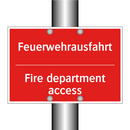 Feuerwehrausfahrt - Fire department access