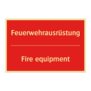 Feuerwehrausrüstung - Fire equipment