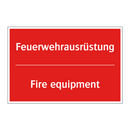 Feuerwehrausrüstung - Fire equipment