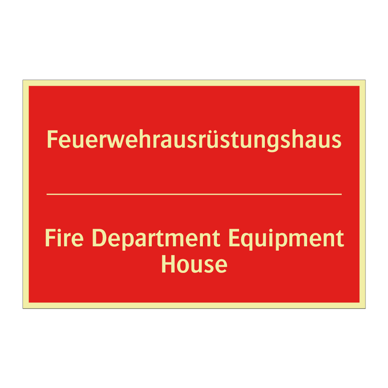 Feuerwehrausrüstungshaus - Fire Department Equipment House/.../