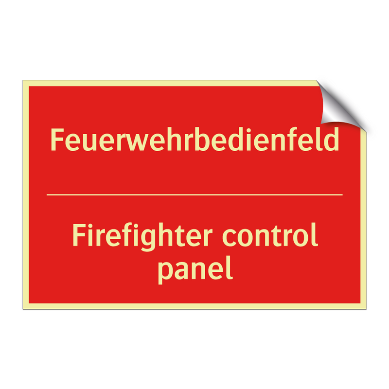 Feuerwehrbedienfeld - Firefighter control panel