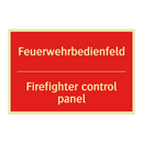 Feuerwehrbedienfeld - Firefighter control panel