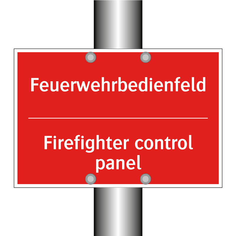 Feuerwehrbedienfeld - Firefighter control panel