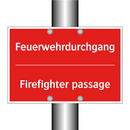 Feuerwehrdurchgang - Firefighter passage