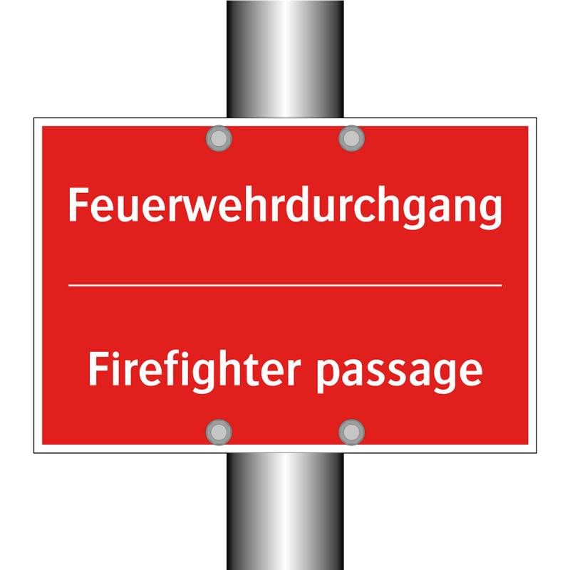 Feuerwehrdurchgang - Firefighter passage