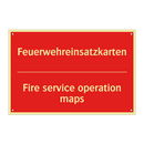 Feuerwehreinsatzkarten - Fire service operation maps