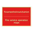 Feuerwehreinsatzkarten - Fire service operation maps