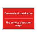 Feuerwehreinsatzkarten - Fire service operation maps