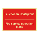 Feuerwehreinsatzpläne - Fire service operation plans