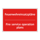 Feuerwehreinsatzpläne - Fire service operation plans