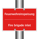 Feuerwehreinspeisung - Fire brigade inlet