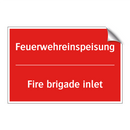Feuerwehreinspeisung - Fire brigade inlet
