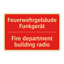 Feuerwehrgebäude Funkgerät - Fire department building radio