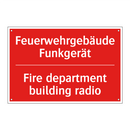 Feuerwehrgebäude Funkgerät - Fire department building radio