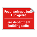 Feuerwehrgebäude Funkgerät - Fire department building radio