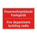 Feuerwehrgebäude Funkgerät - Fire department building radio