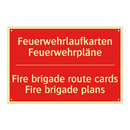 Feuerwehrlaufkarten Feuerwehrpläne/.../ - Fire brigade route cards Fire /.../
