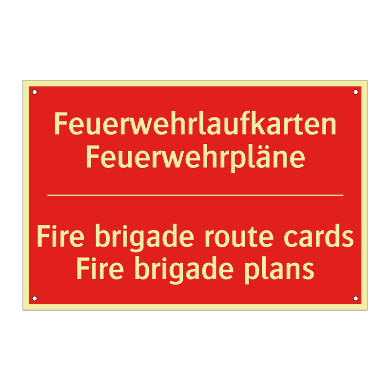 Feuerwehrlaufkarten Feuerwehrpläne/.../ - Fire brigade route cards Fire /.../