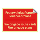 Feuerwehrlaufkarten Feuerwehrpläne/.../ - Fire brigade route cards Fire /.../