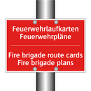 Feuerwehrlaufkarten Feuerwehrpläne/.../ - Fire brigade route cards Fire /.../