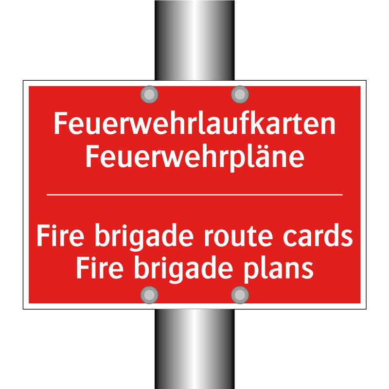 Feuerwehrlaufkarten Feuerwehrpläne/.../ - Fire brigade route cards Fire /.../