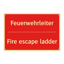 Feuerwehrleiter - Fire escape ladder