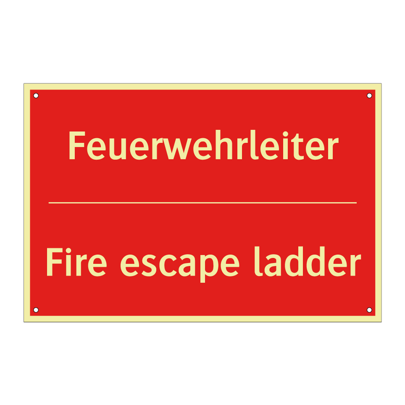 Feuerwehrleiter - Fire escape ladder
