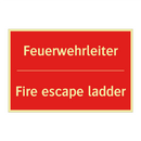 Feuerwehrleiter - Fire escape ladder