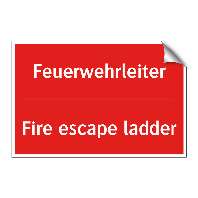 Feuerwehrleiter - Fire escape ladder