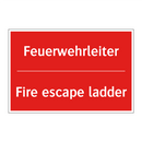 Feuerwehrleiter - Fire escape ladder