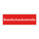 Brandschutzkontrolle