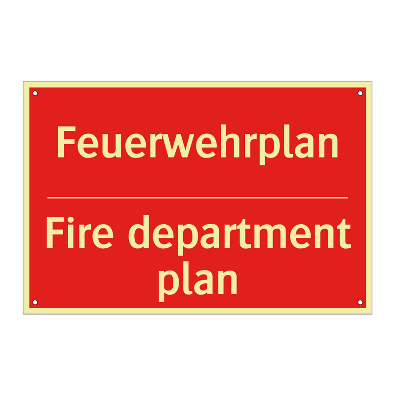 Feuerwehrplan - Fire department plan