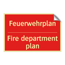 Feuerwehrplan - Fire department plan