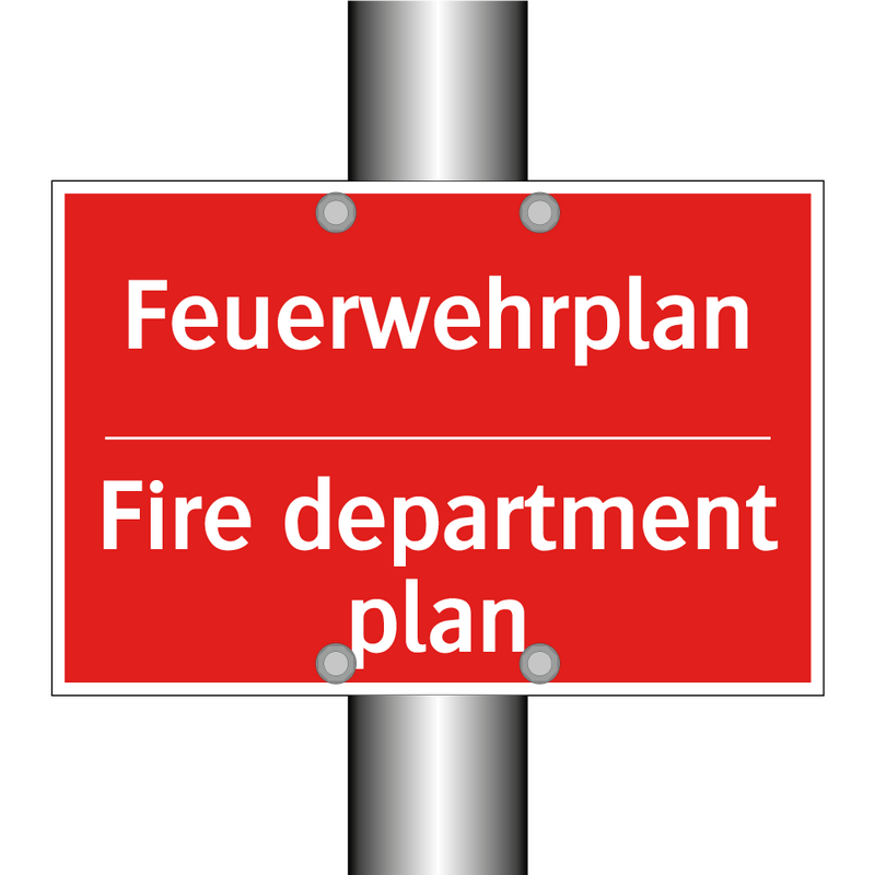 Feuerwehrplan - Fire department plan