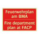 Feuerwehrplan am BMA - Fire department plan at FACP