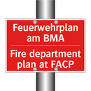 Feuerwehrplan am BMA - Fire department plan at FACP