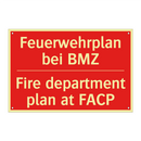 Feuerwehrplan bei BMZ - Fire department plan at FACP